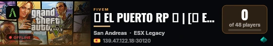 🌆 EL PUERTO RP 🌆 | [🌆 EL PUERTO RP 🌆] live status badge