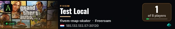 Test Local live status badge