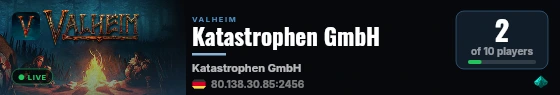 Katastrophen GmbH live status badge