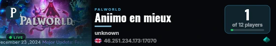 Aniimo en mieux live status badge