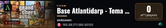 Base Atlantidarp - Tema São Paulo live status badge