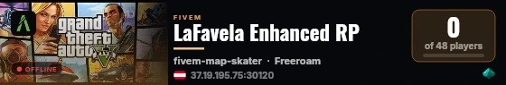LaFavela Enhanced RP live status badge