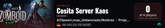 Cosita Server Kaos live status badge