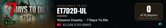 ET7D2D-UL live status badge