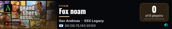 Fox noam live status badge