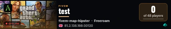 test live status badge