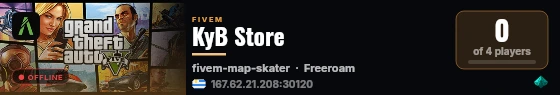 KyB Store live status badge