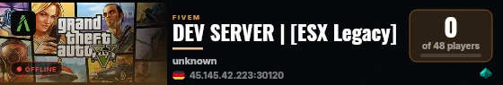 DEV SERVER | [ESX Legacy] live status badge