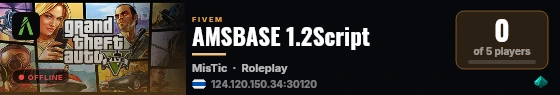 AMSBASE 1.2Script live status badge