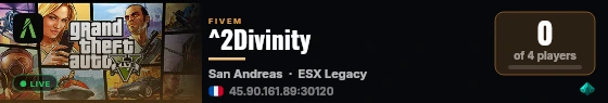 ^2Divinity live status badge