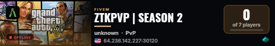 ZTKPVP | SEASON 2 live status badge