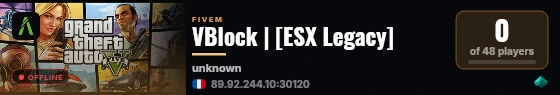 VBlock | [ESX Legacy] live status badge