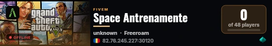 Space Antrenamente live status badge