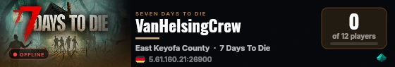 VanHelsingCrew live status badge