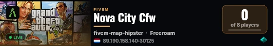 Nova City Cfw live status badge