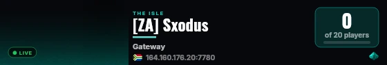 [ZA] Sxodus live status badge