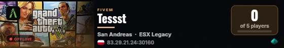 Tessst live status badge