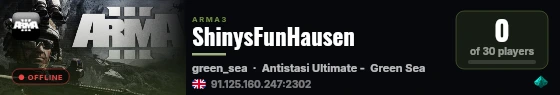 ShinysFunHausen live status badge