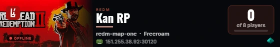 Kan RP live status badge