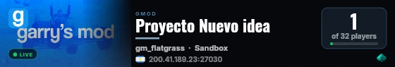 Proyecto Nuevo idea live status badge