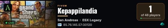 Kepappilandia live status badge