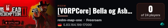 [VORPCore] Bella og Asbjørn live status badge
