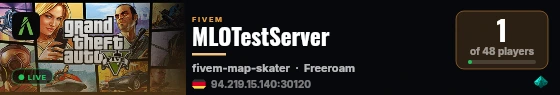 MLOTestServer live status badge