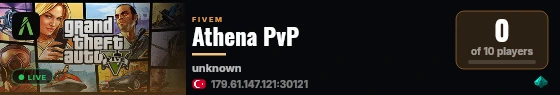 Athena PvP live status badge