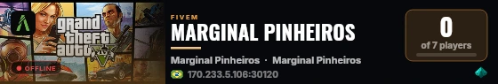 MARGINAL PINHEIROS live status badge