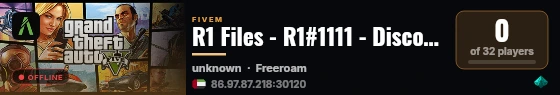 R1 Files - R1#1111 - Discord.gg/R1 live status badge