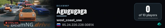 Agugugaga live status badge