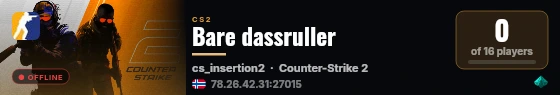 Bare dassruller live status badge