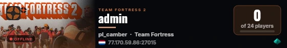 admin live status badge