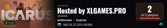 Hosted by XLGAMES.PRO live status badge