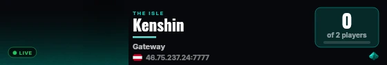 Kenshin live status badge