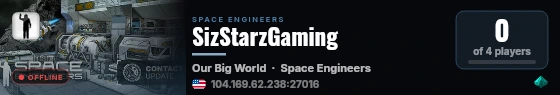 SizStarzGaming live status badge