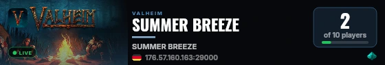 SUMMER BREEZE live status badge