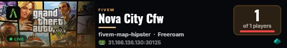 Nova City Cfw live status badge