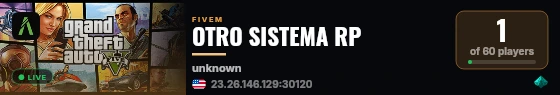 OTRO SISTEMA RP live status badge
