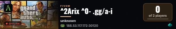 ^2Arix ^0- .gg/a-i live status badge