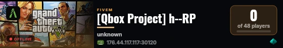 [Qbox Project] h--RP live status badge