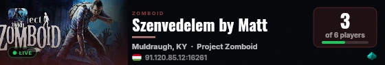 Szenvedelem by Matt live status badge