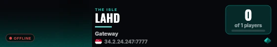 LAHD live status badge