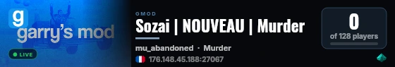 Sozai | NOUVEAU | Murder live status badge