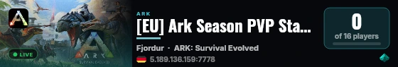 [EU] Ark Season PVP StarterKit 6x - (v354.4) live status badge