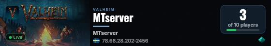 MTserver live status badge