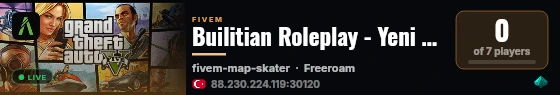 Builitian Roleplay - Yeni Nesil Kaliteli Rol Deneyimi live status badge