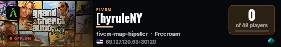 [hyruleNY live status badge