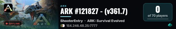 ARK #161347 - (v361.7) live status badge