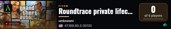 Roundtrace private lifecycle test live status badge